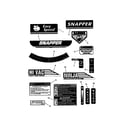 Snapper 7800032 decals diagram