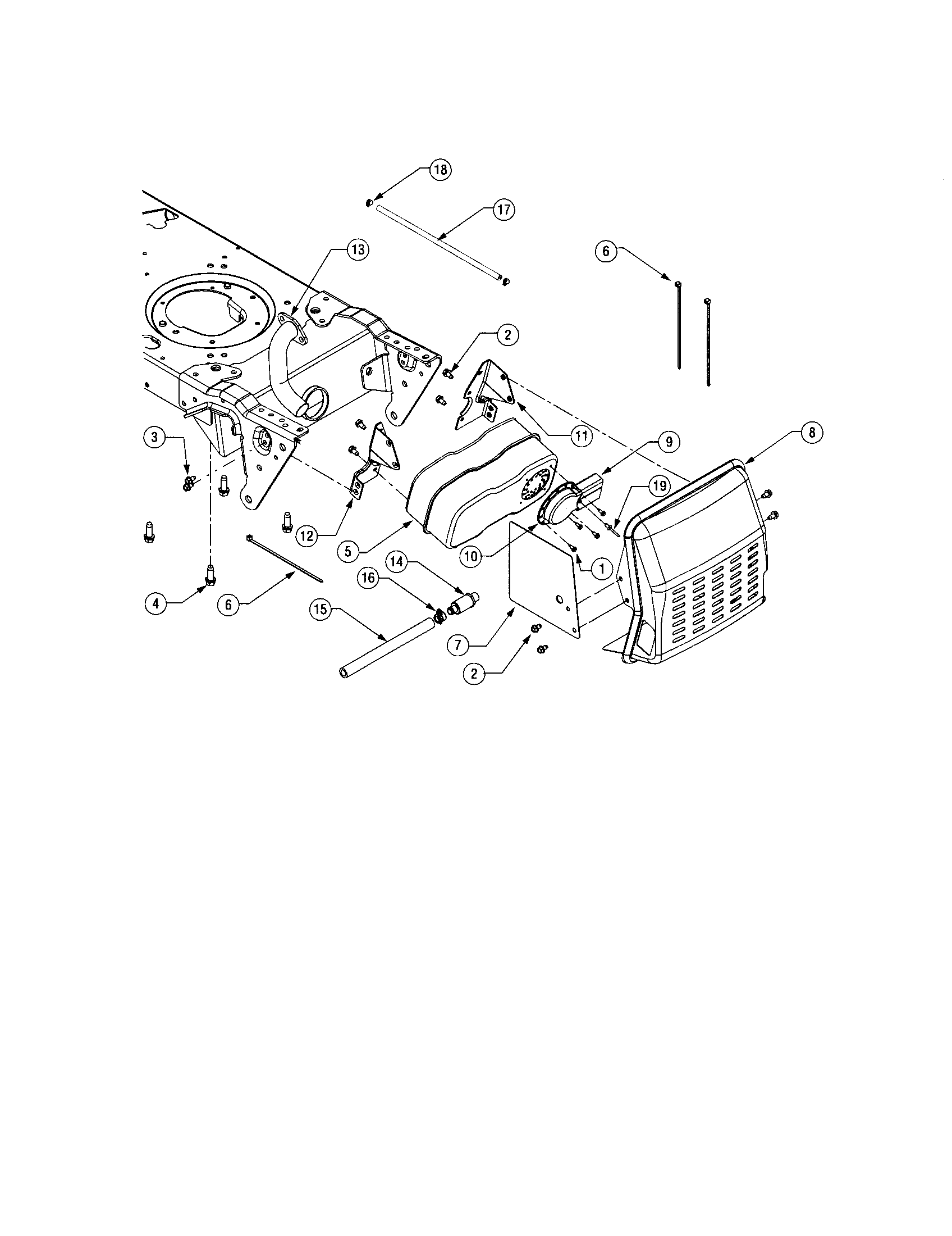 Toro LX460 muffler diagram