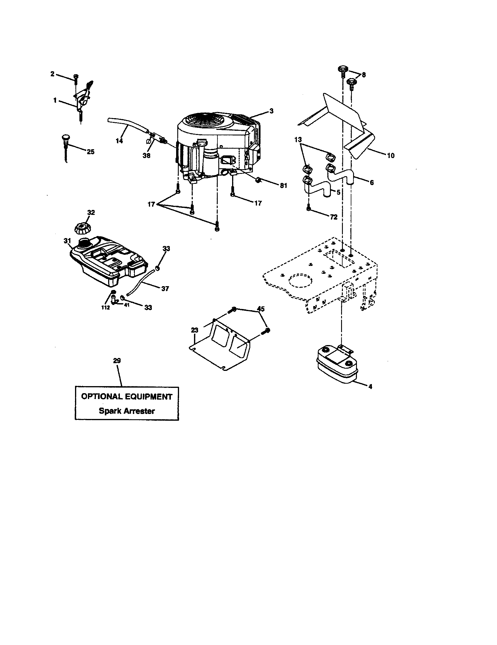 Craftsman 917275685 engine diagram