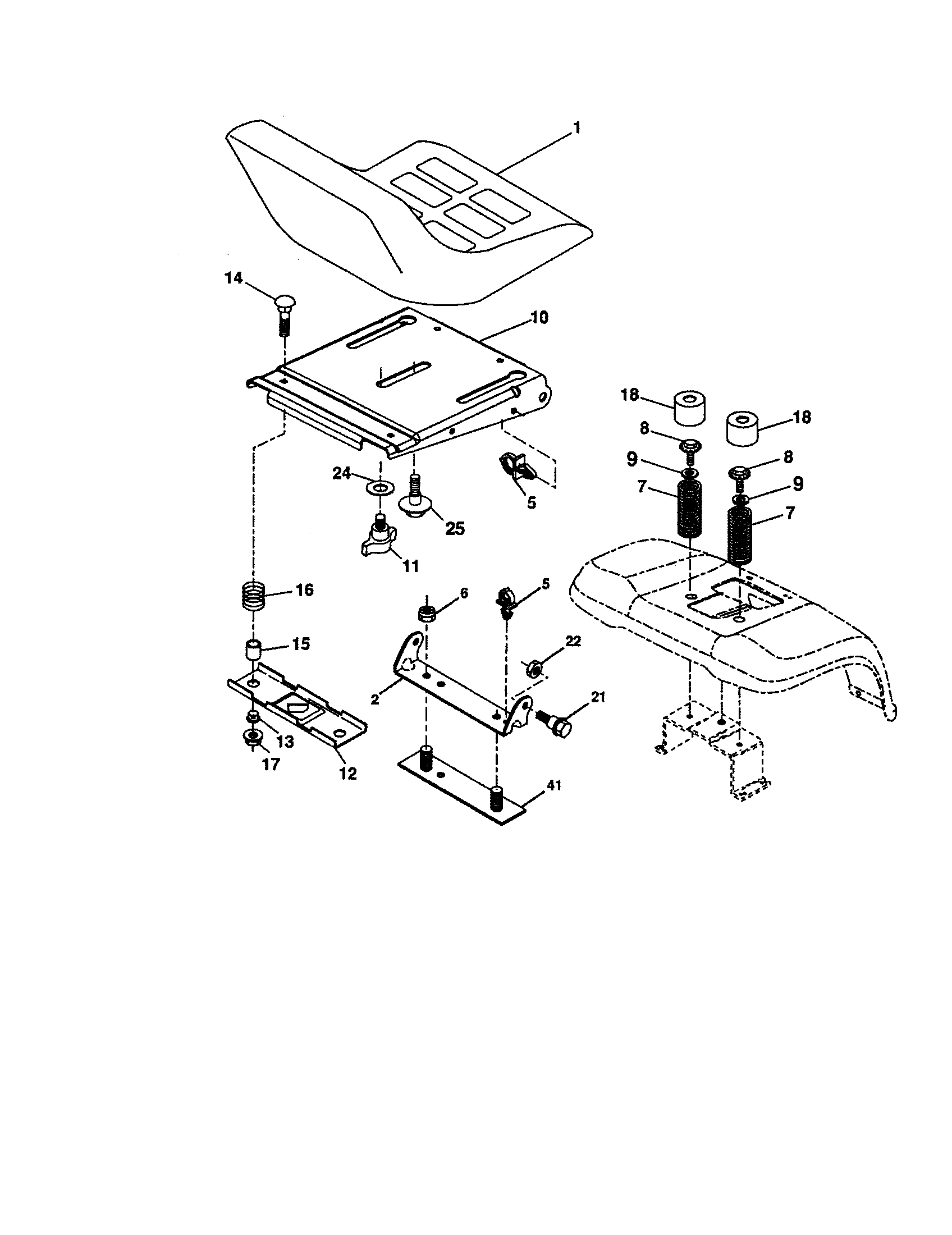 Craftsman 917275685 seat diagram