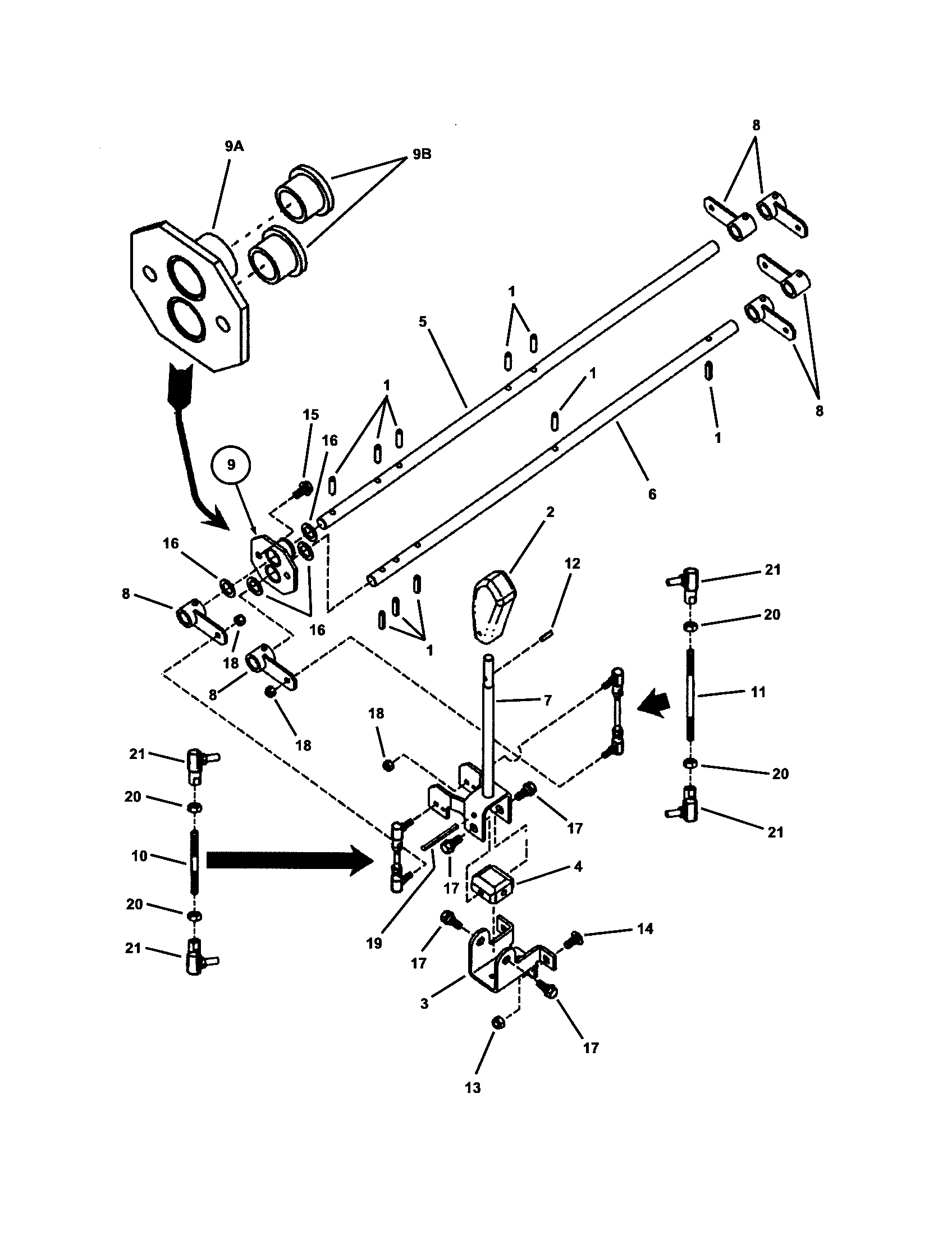 Snapper ZF5201M joystick control diagram