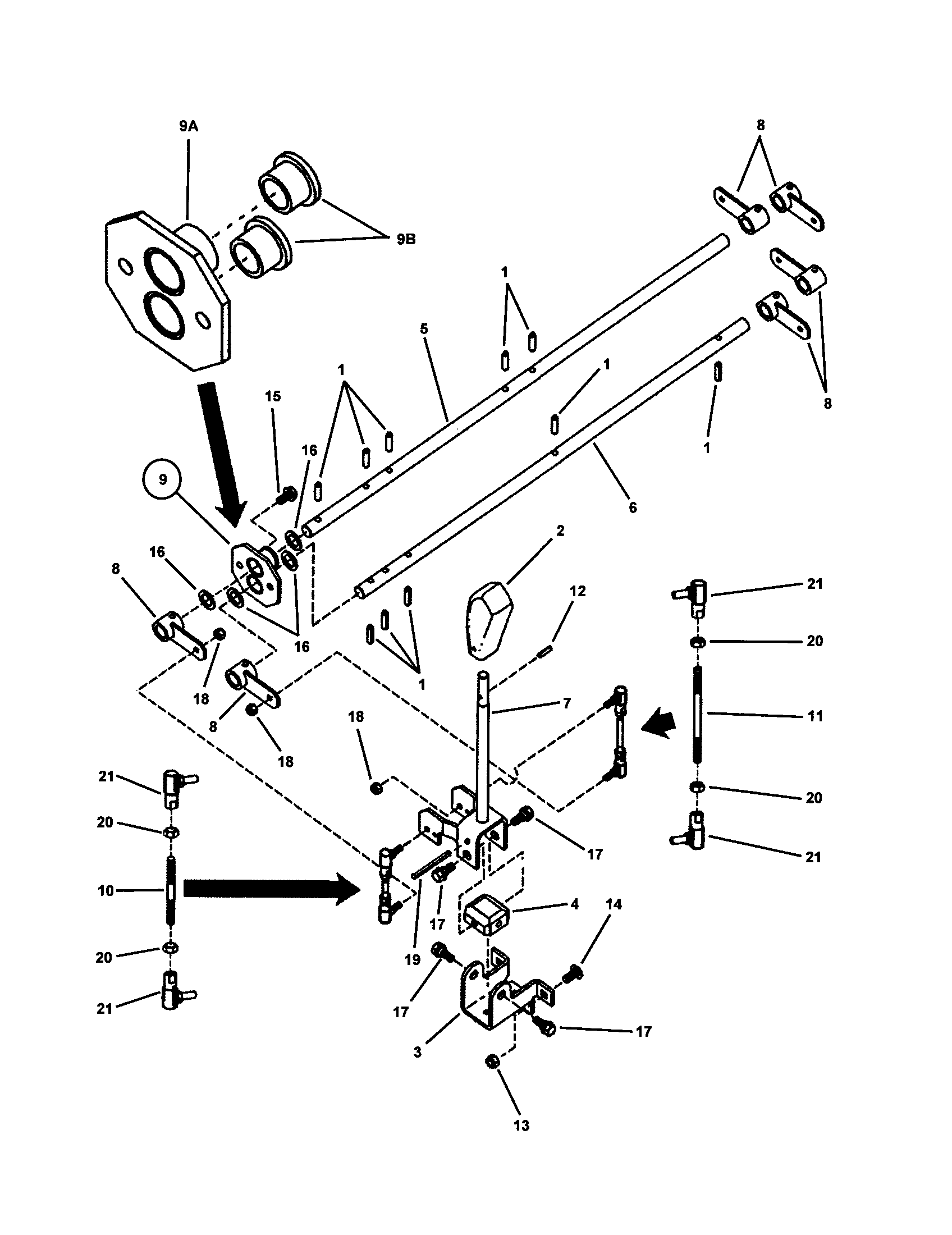 Snapper ZF5201M joystick control diagram