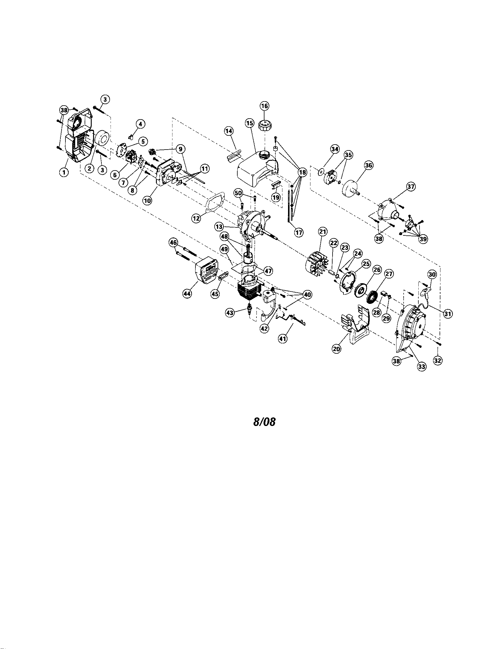 Craftsman 316292561 engine parts diagram