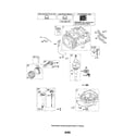 Craftsman 580752211 cylinder/crankshaft/sump diagram