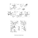 Briggs & Stratton 12S512-0119-B1 muffler/base-air cleaner diagram