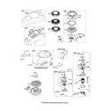 Craftsman 580752211 starter-rewind/motor-starter diagram