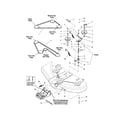 Snapper 2690176 clutch & support-50" diagram