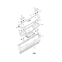 Frigidaire GLGS389FSE backguard diagram
