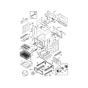 Frigidaire GLGS389FSE body diagram