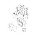 Frigidaire GLGS389FSE door diagram