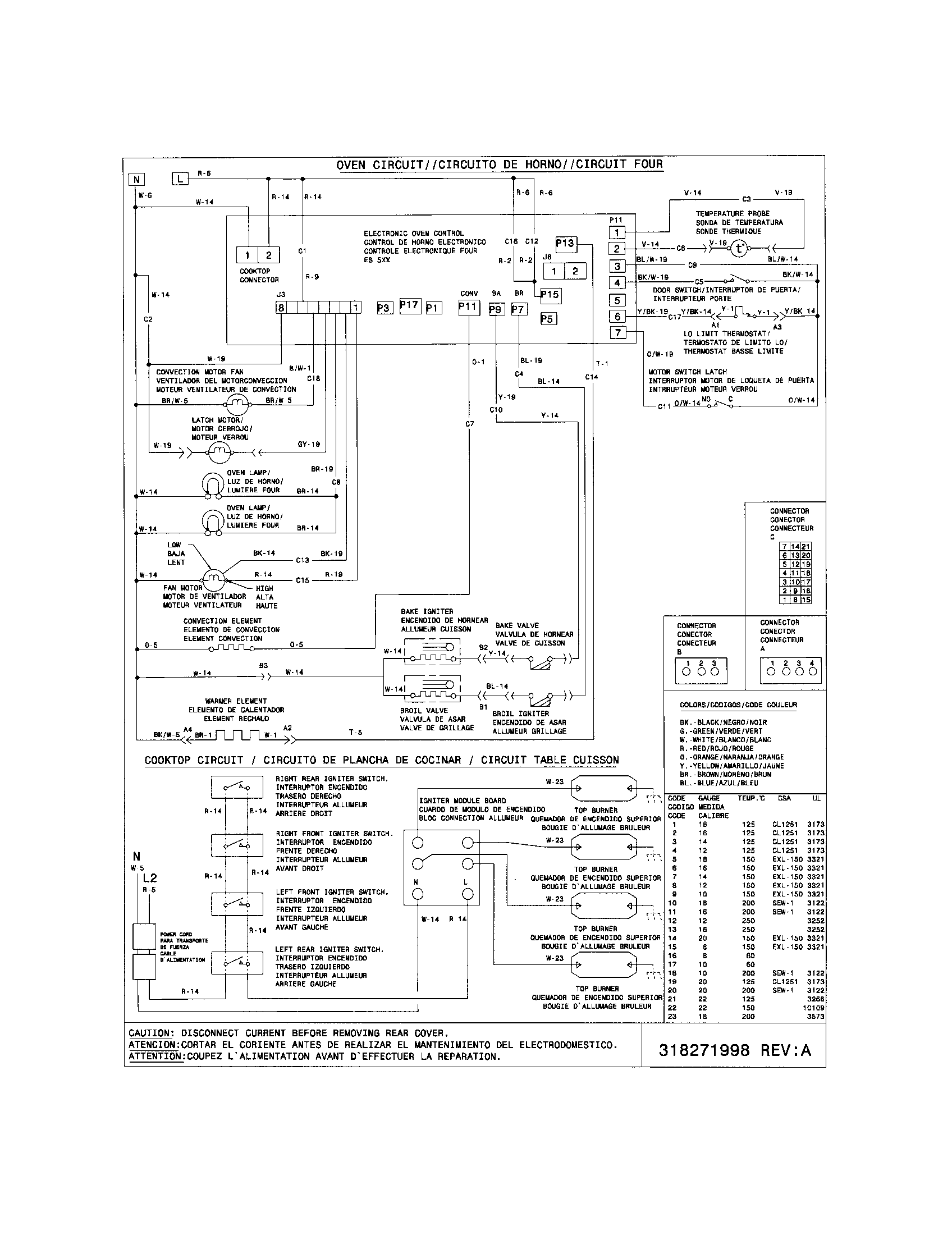 Frigidaire GLGS389FSE wiring diagram diagram