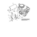 Snapper SPLH160BV engine sub-assembly diagram