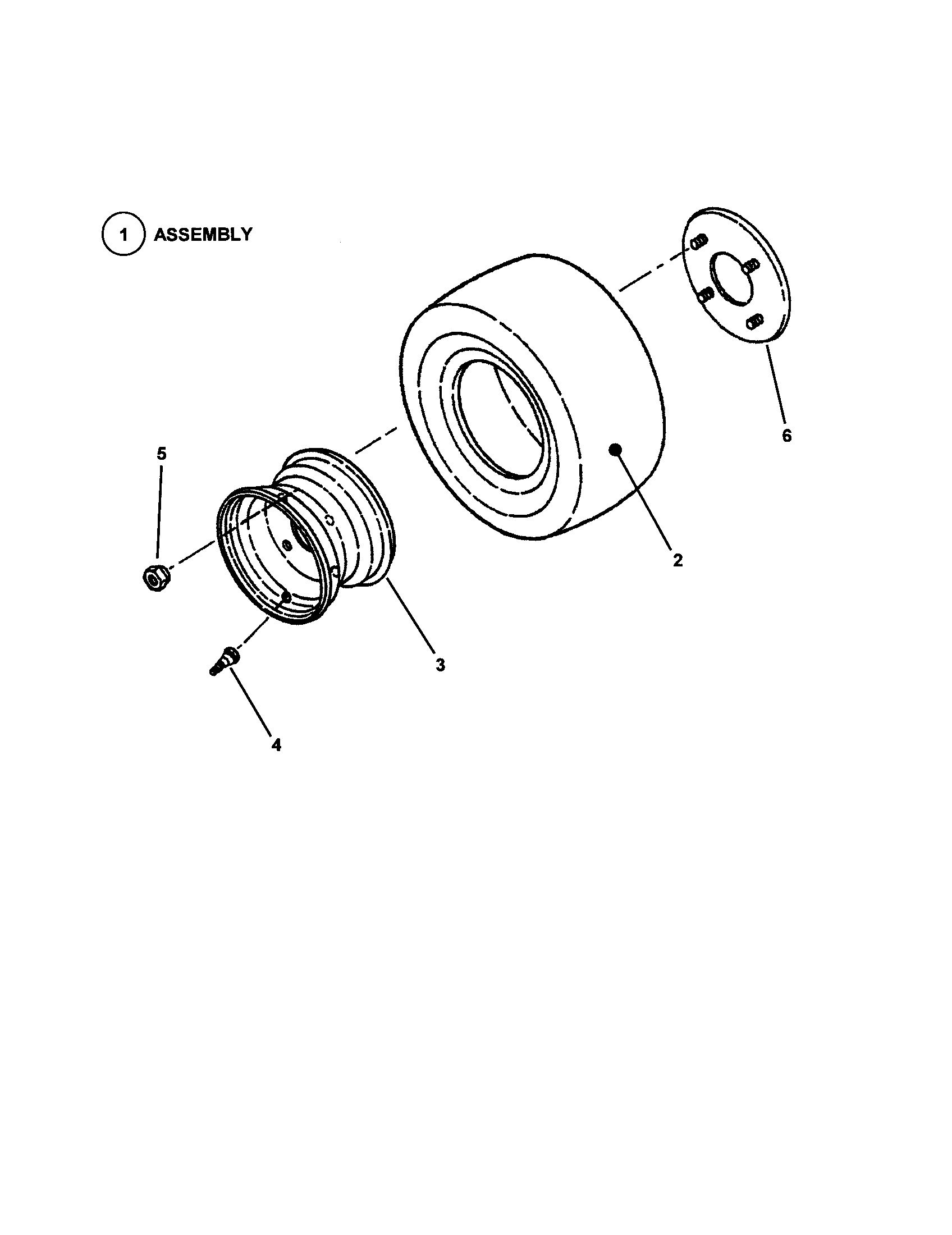 Snapper SPA520-SERIES 0 traction, rear wheel diagram