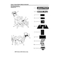 Snapper SFH13320KW decals diagram