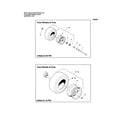 Snapper 5900665 wheel and tire diagram