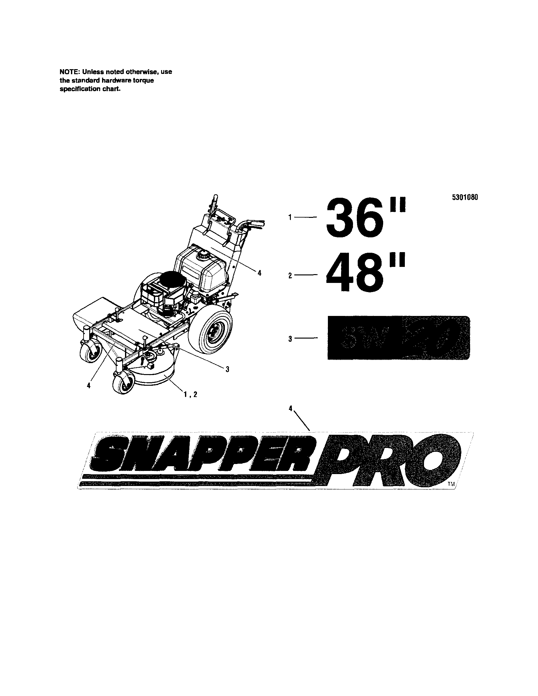 Snapper 5900700 decal-brand/model diagram