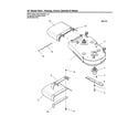 Snapper 5900700 36"-housing/covers/spindles/blades diagram