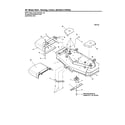 Snapper 5900700 48"-housing/covers/spindles/blades diagram
