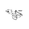 Snapper R204513E side chute/adapter diagram