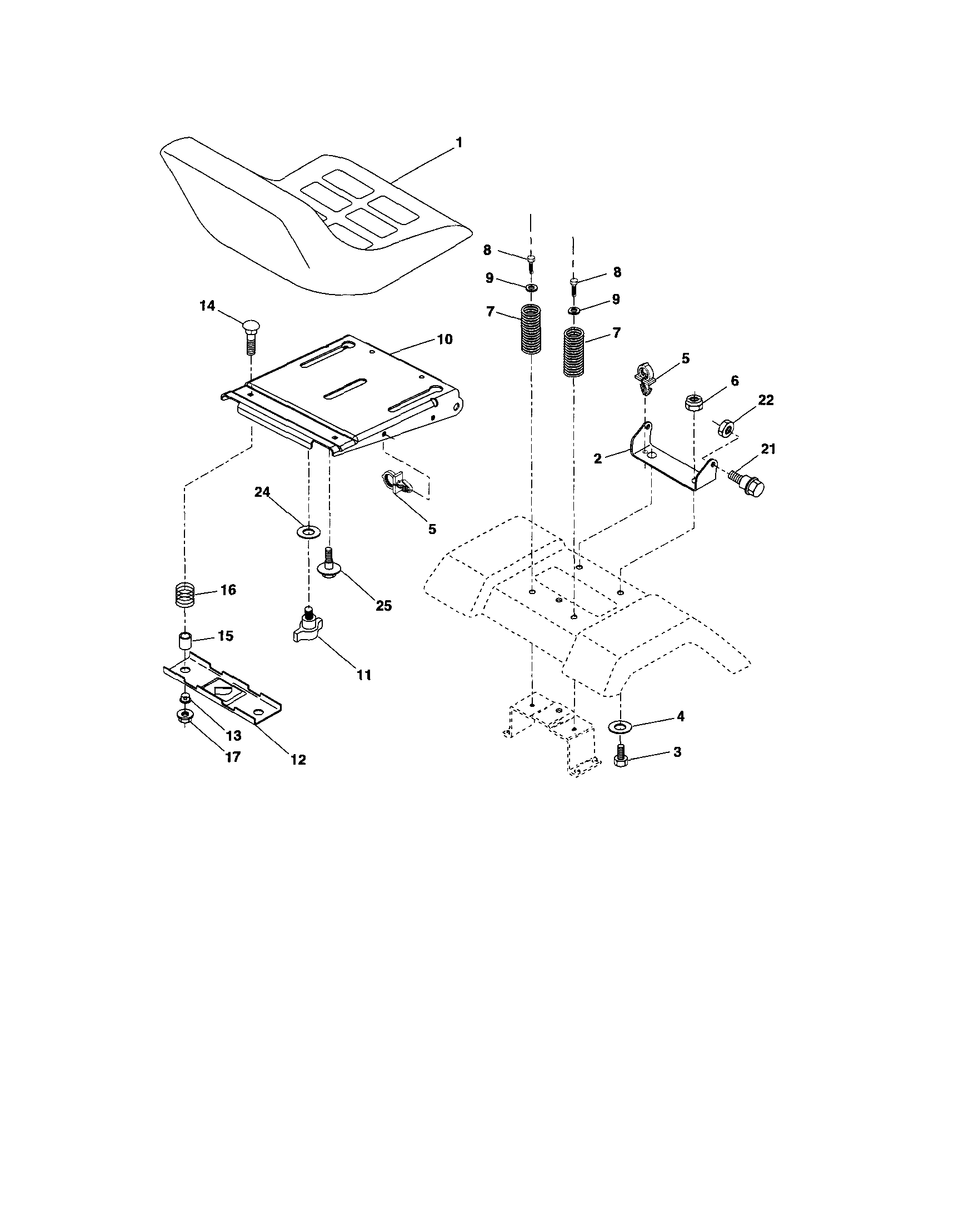 Craftsman 917256720 seat diagram