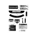 Snapper CP216019KWV (7800037) decals diagram