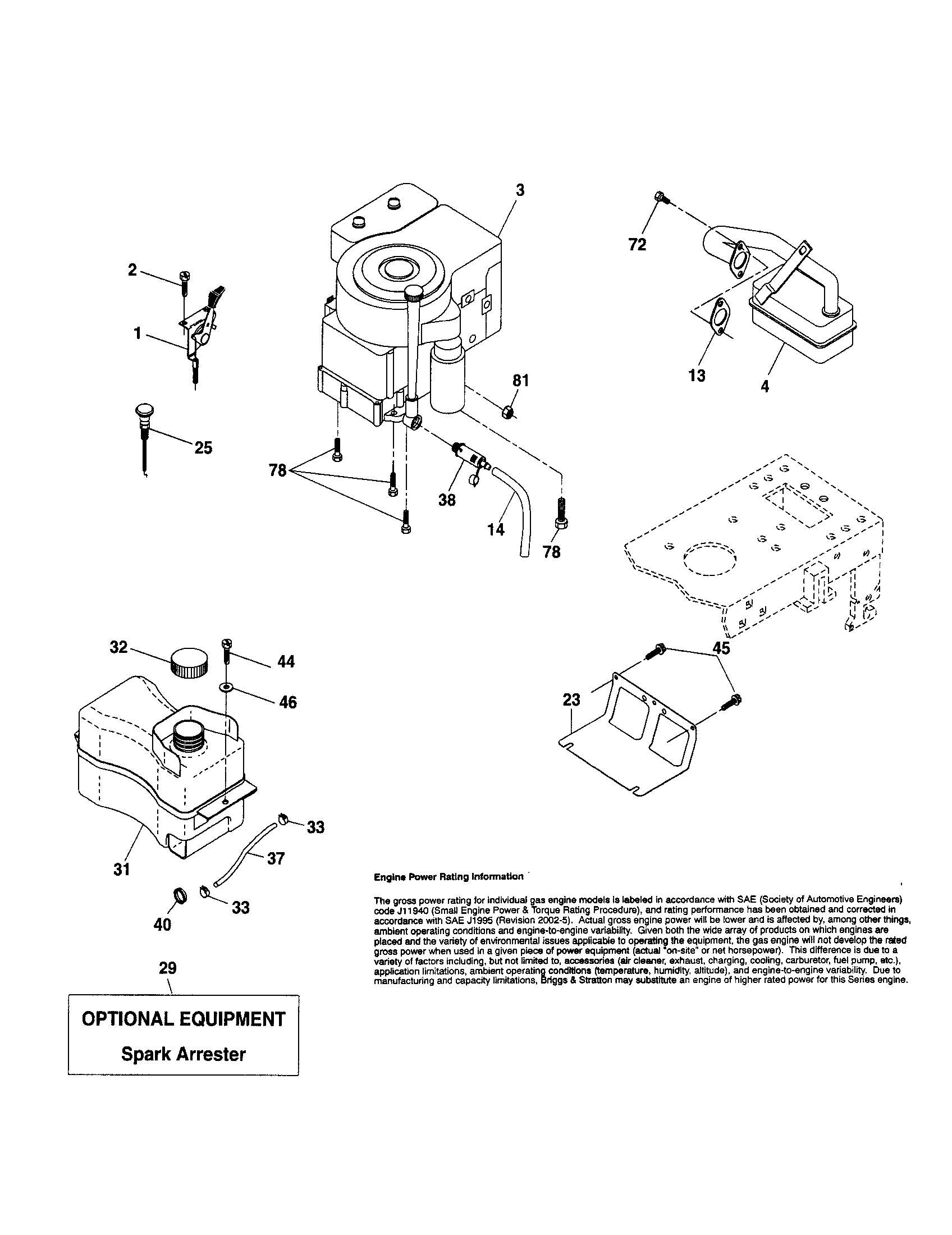 Craftsman 917257401 engine diagram