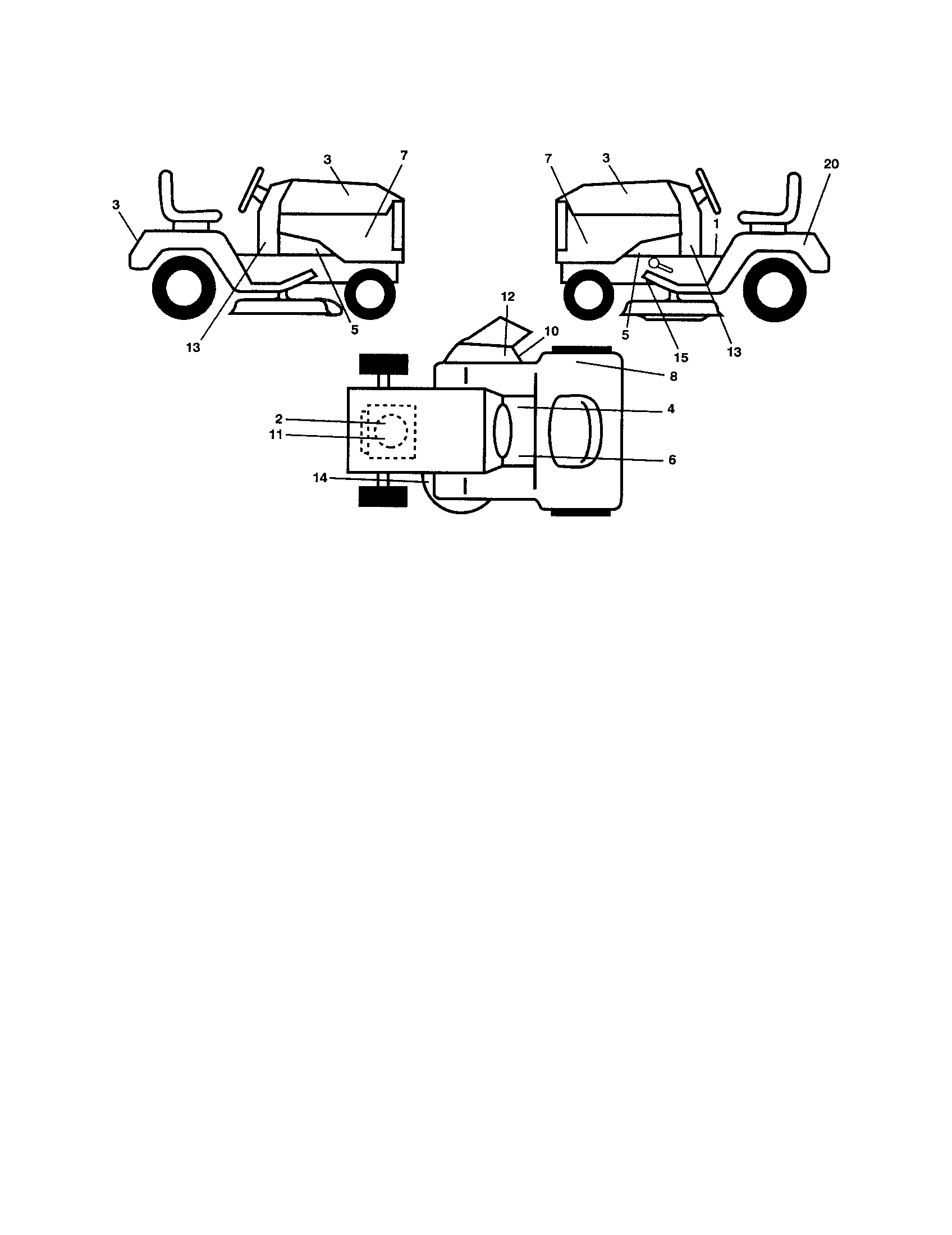 Craftsman 917257401 decals diagram