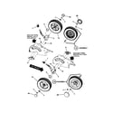 Snapper 7800004 (SP21) rear wheels (push) diagram