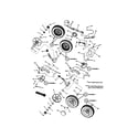 Snapper 7800004 (SP21) rear wheels (self-propelled) diagram