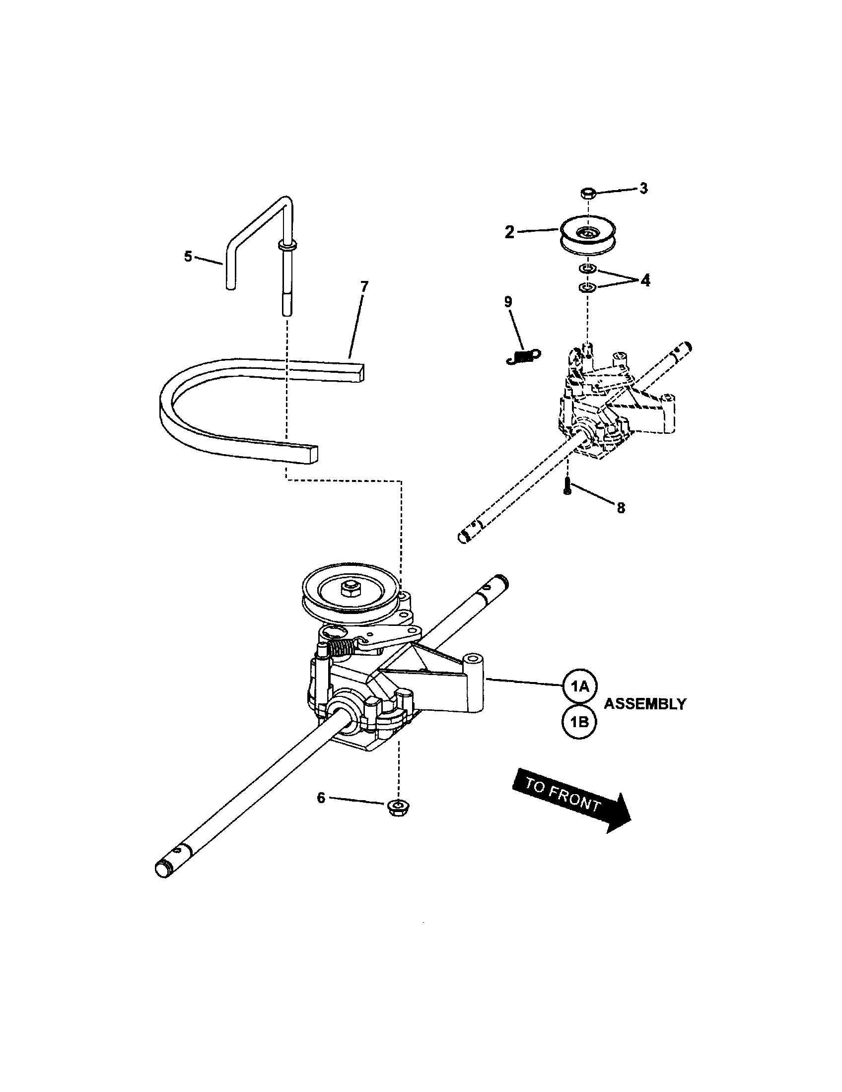 Snapper 7800008 (SPV21E) transmission diagram