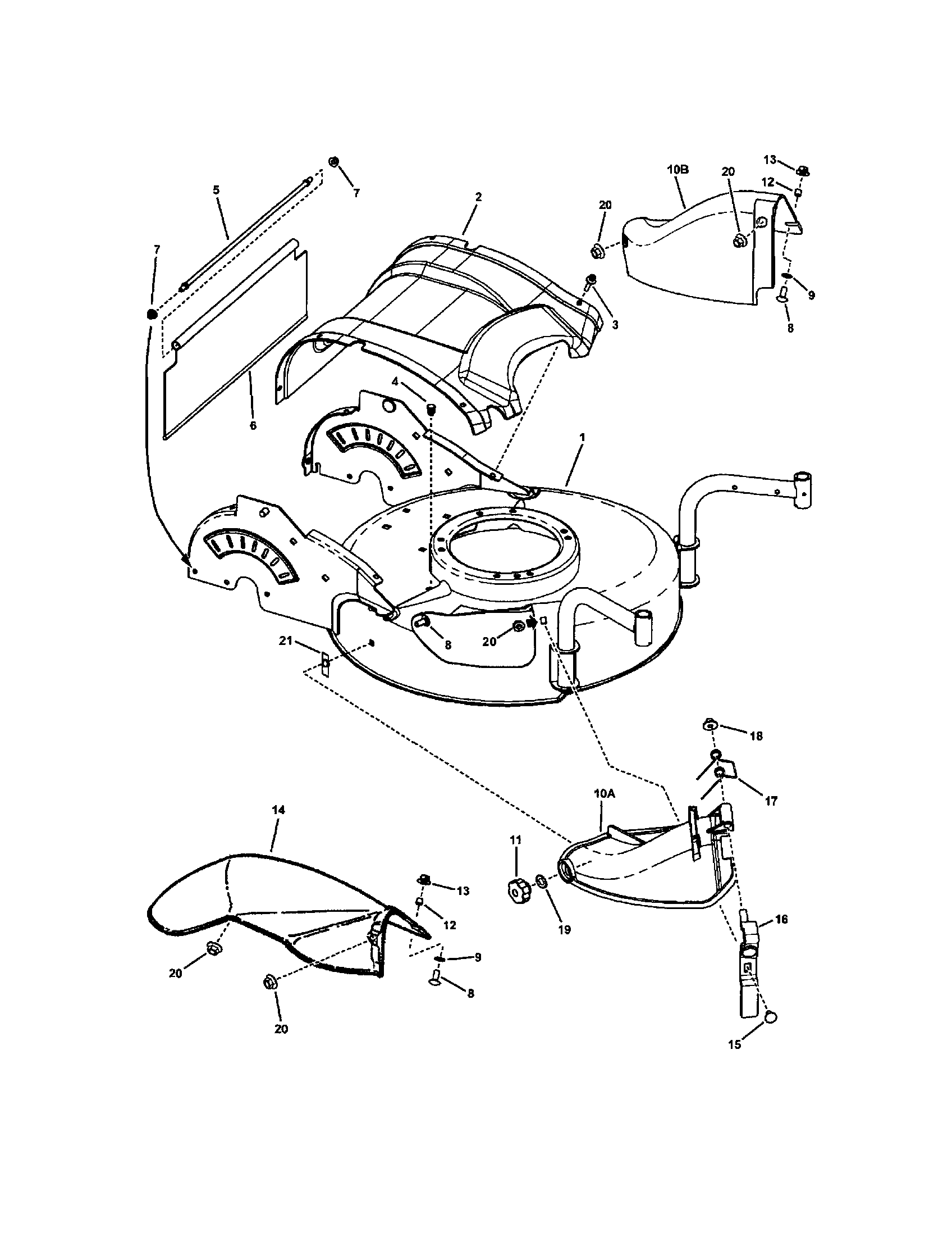 Snapper 7800007 guards/covers diagram