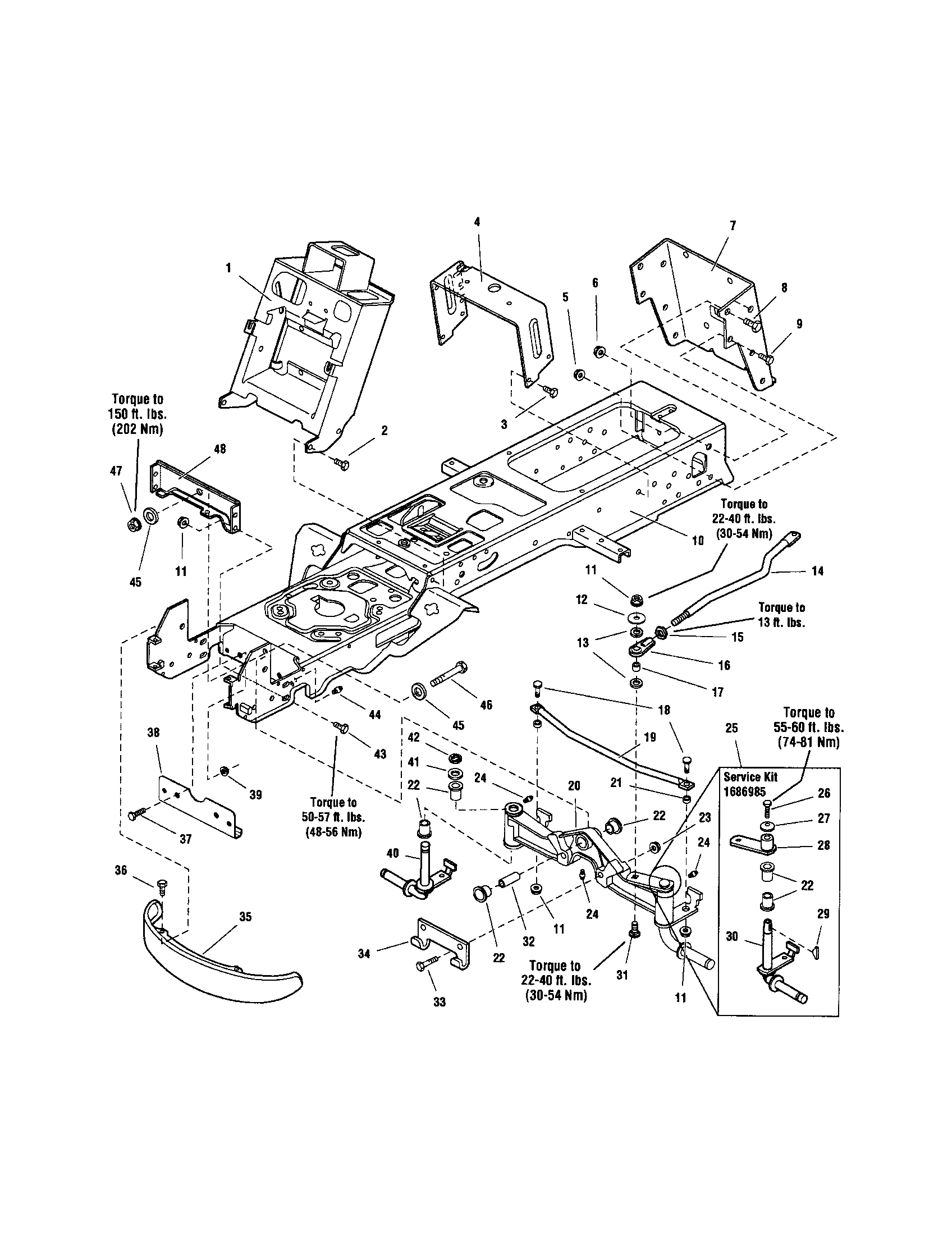 Snapper 2690118 frame diagram
