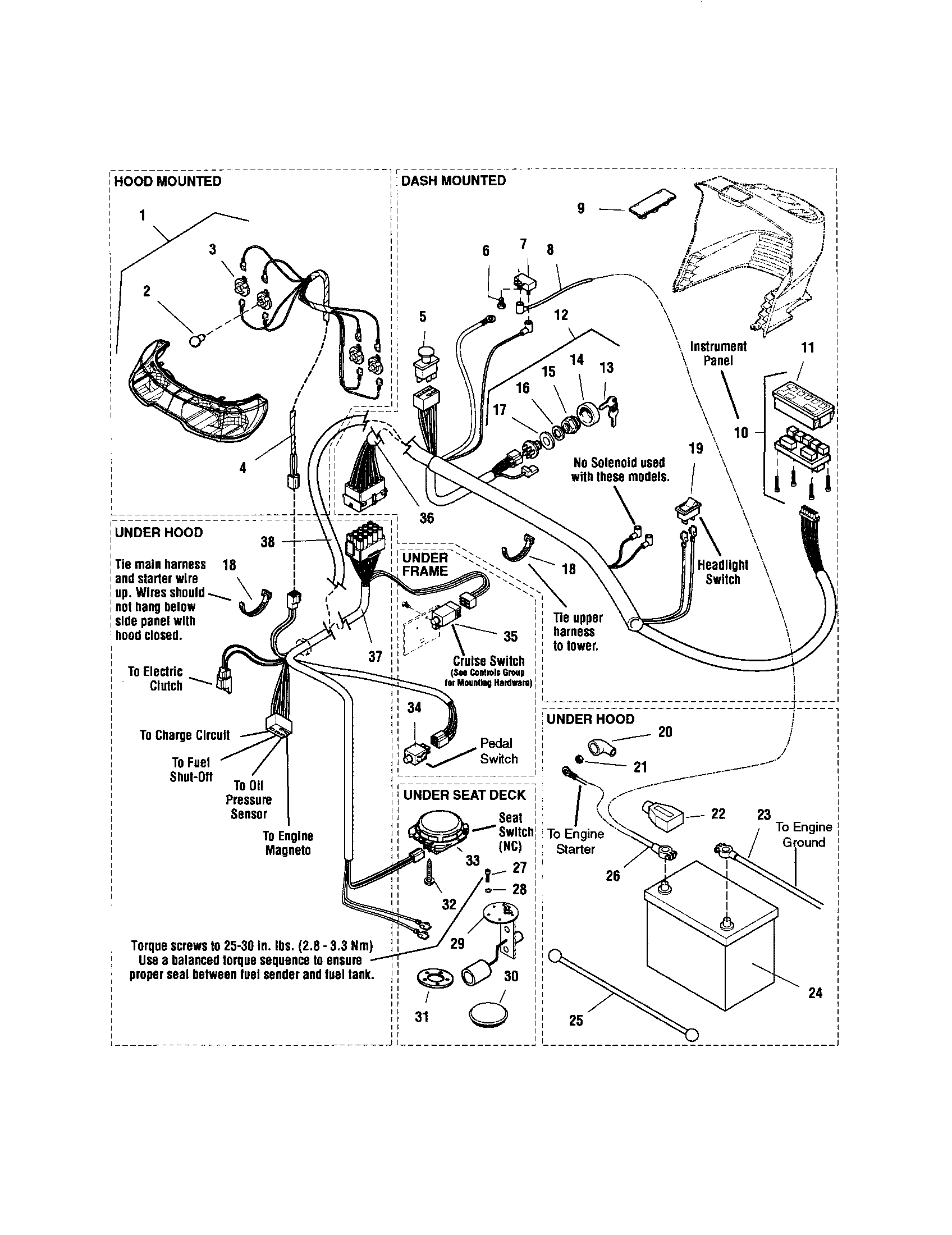 Snapper 2690118 electrical group diagram