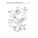 Snapper YT2050 (1694637) engine/electric clutch diagram