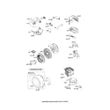 Snapper 130887280 housing-blower/flywheel diagram