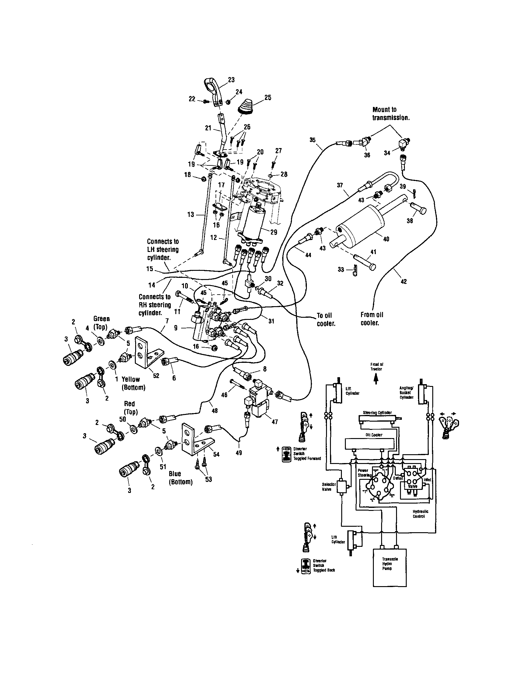 Snapper 2690628 hydraulic diagram