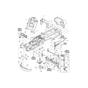 Snapper YT2350 (1694817) frame-manual steering diagram