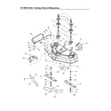 Snapper 2690577 housing/arbors/blades diagram
