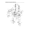 Snapper 2690577 housing/arbors/blades diagram