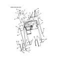 Snapper SPE361 loop handle/controls (shift lever) diagram
