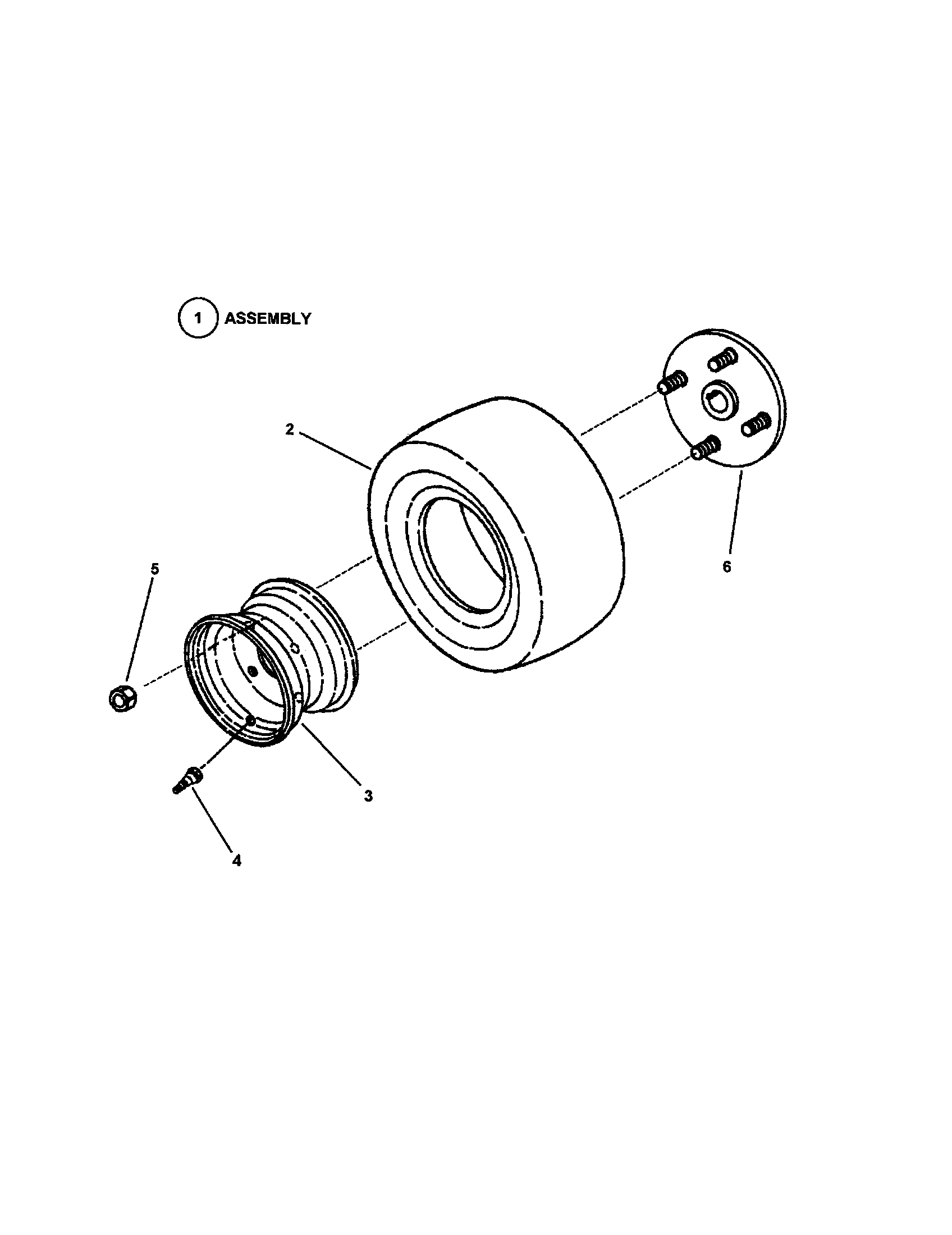 Snapper SPA480-SERIES 1-2 traction, rear wheel diagram