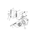 Snapper SPA361-SERIES 1-2 caster, wheel and tire diagram