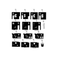 Snapper SPA521-SERIES 1-2 decals-left & right panels diagram