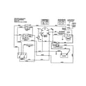 Snapper SPLH141KWE wiring schematic (electric start) diagram