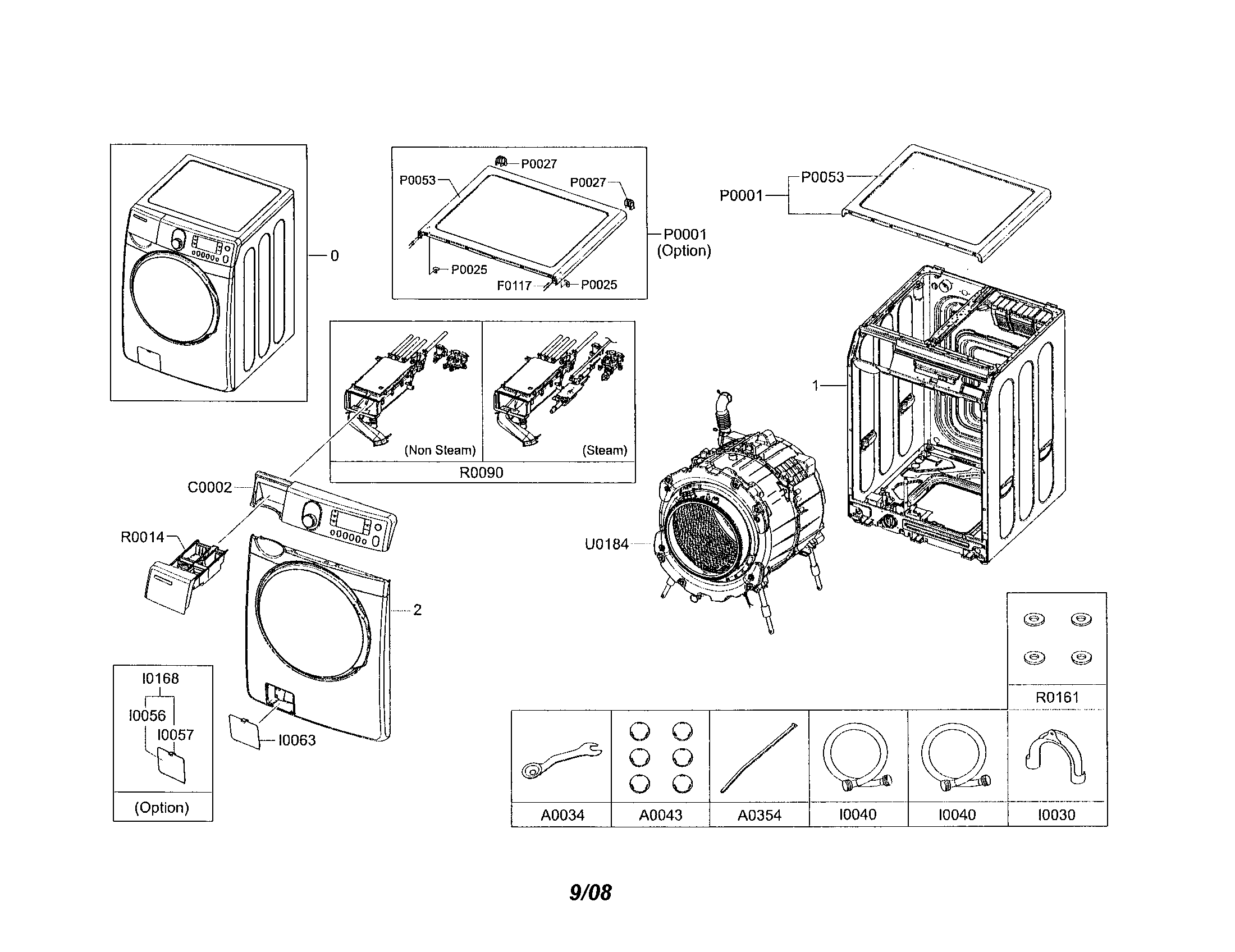Samsung WF438AAR/XAA main diagram