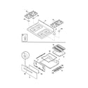Kenmore 79071212700 top/drawer diagram