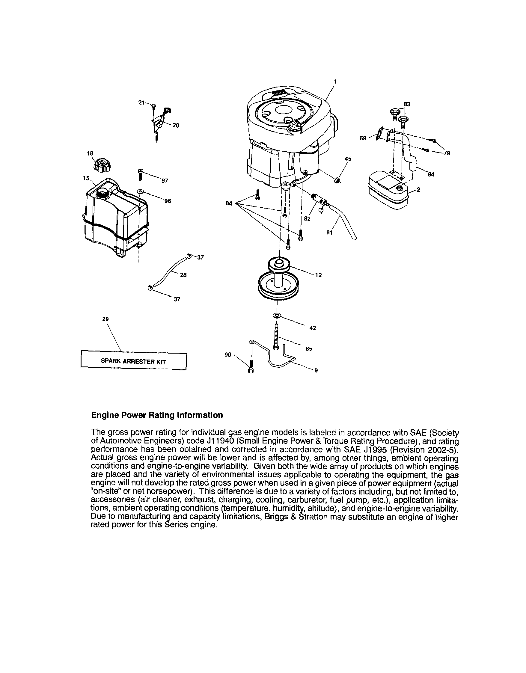 Craftsman 917253550 engine diagram