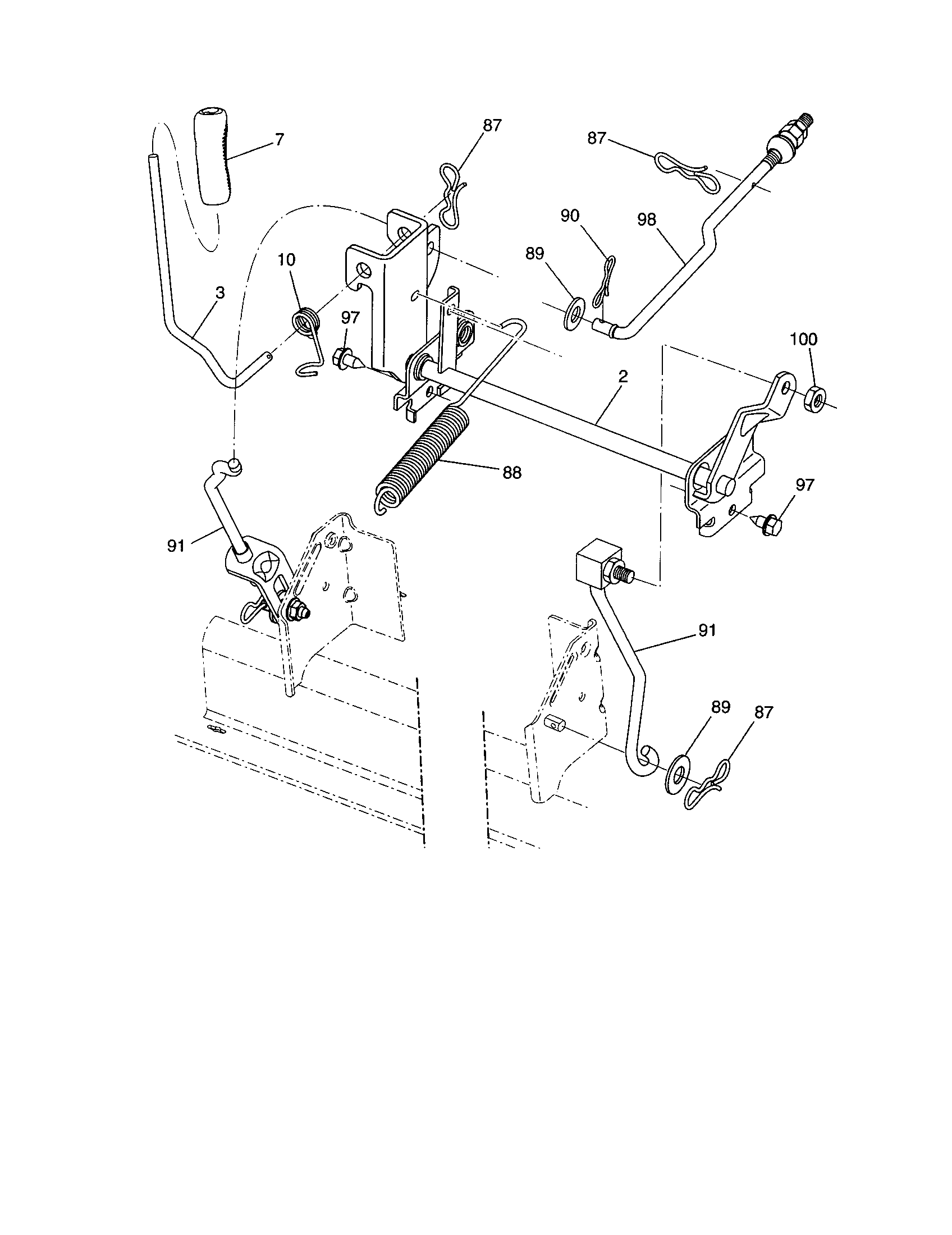Craftsman 917253550 lift diagram