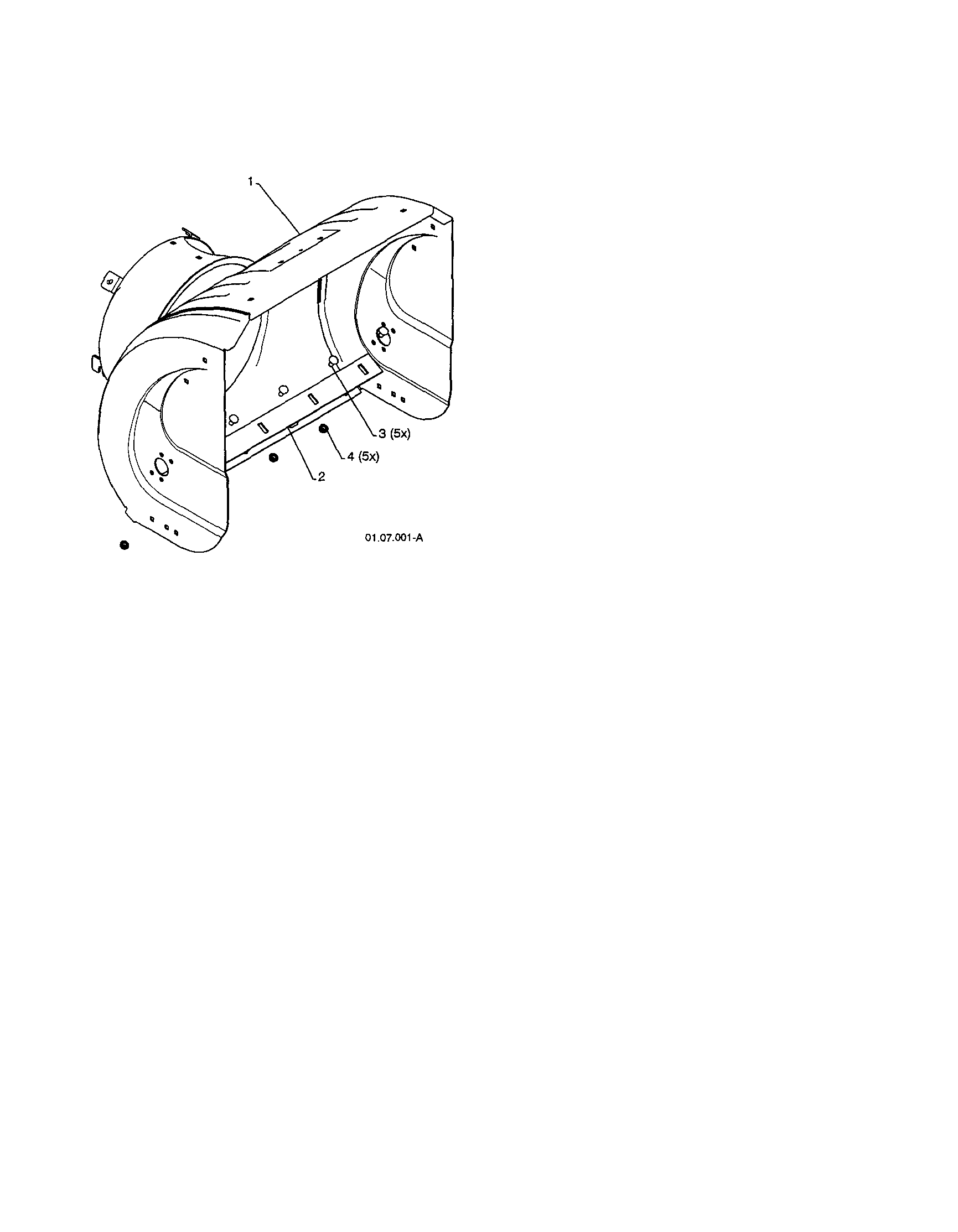 Craftsman 917253580 auger housing diagram