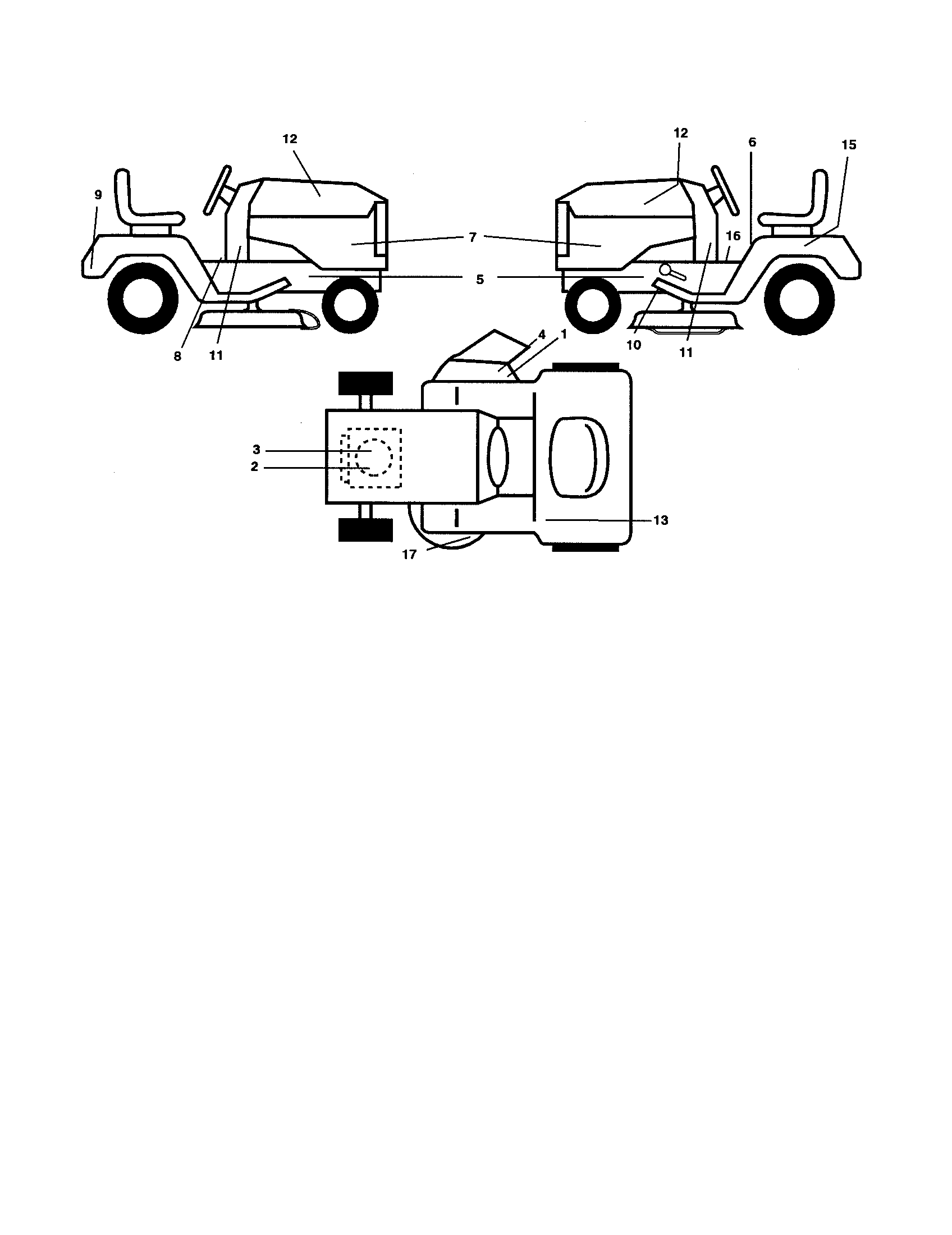 Craftsman 917257450 decals diagram